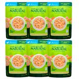 Kit Com 6 Ração Úmida Sachê Guabi Natural Cães Adultos Frango E Cereais 100g