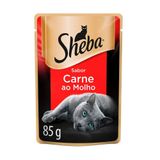 Ração Úmida Sheba Sachê Gatos Adultos Carne 85g