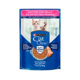Ração Úmida Sachê Cat Chow Gatos Filhotes Frango Ao Molho 85g