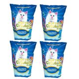Kit 04un Areia Higiênica Chalesco Micro Cristais Sílica Gatos 1,8kg