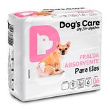 Fralda Higiênica Dogs Care Para Cães Fêmeas Tam. G 6 Unidades
