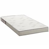 Colchão Solteiro 78x188x12 Espuma D23 Liso Light Branco Cinza - Ortobom
