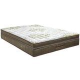 Colchão Queen 158x198 Espuma Viscogel D45 Molas Gold Ultra Gel Dourado Branco - Ortobom