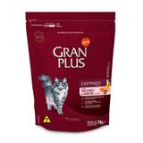 Ração Granplus Menu Gatos Adultos Castrados Salmão E Arroz 3 Kg