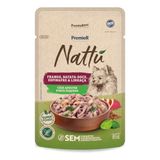 Ração Úmida Premier Nattu Sachê Cães Adultos Porte Pequeno Frango, Batata Doce, Espinafre E Linhaça 85g