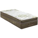Colchão Solteiro 88x188 Espuma Viscogel D45 Molas Gold Ultra Gel Dourado Branco - Ortobom