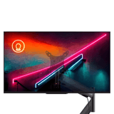 Suporte De Mesa Para Monitor Até 24" Articulado Com Regulagem Contínua De Altura Octoo Clipway-m1 (preto)