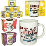 Caneca De Porcelana Tematica Dia Das Maes 120ml