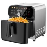 Fritadeira Air Fryer Whuto 6qt, Forno Led, Tela Sensível Ao Toque Digital, 12 Predefinições