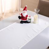Caminho De Mesa Basic Liso 1 Peça 1,30m X 40cm Decorativo Tecido Oxford Palha 100% Poliéster