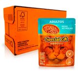 Caixa 12un Ração Úmida Special Cat Sachê Gatos Adultos Peixe 85g