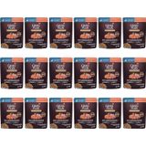 Caixa 18un Ração Úmida Sachê Granplus Gourmet Gatos Castrados Salmão E Frango 85g