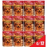 Caixa 12un Ração Úmida Special Dog Sachê Cães Adultos Raças Pequenas Carne 100g
