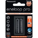 Pilha Recarregável Panasonic Eneloop Pro Aaa 950 Mah Cartela C/2 Pilhas