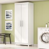 Multiuso 2 Portas Line - Branco Branco