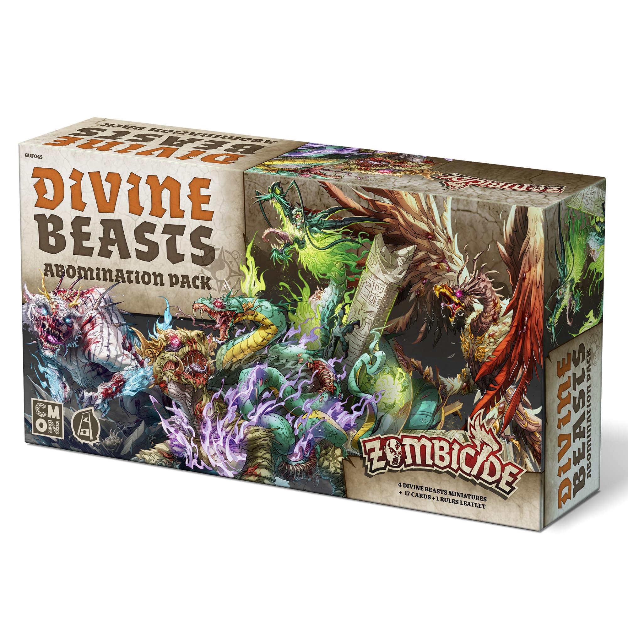 Expansão Do Jogo Zombicide White Death Divine Beasts Abomination