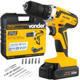 Parafusadeira À Bateria 20v Vonder Pfv 238 Bivolt