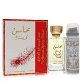 Kit Presente Feminino Lattafa Mahasin Crystal Edp With 50 Ml Desodorante Em 100