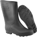 Bota Pvc Preta Cano Médio Sem Forro 37 - Vonder