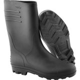 Bota Pvc Preta Cano Médio Com Forro 36 - Vonder