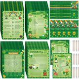 Cartões De Jogos Do Dia De São Patrício Chinco 127 Unidades Para Adultos E Crianças