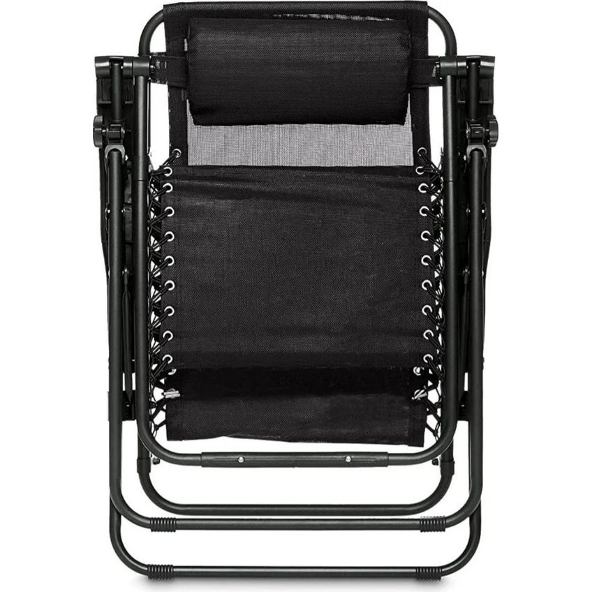 Espreguiçadeira Dobrável E Reclinável De Gravidade Zero - Preto - imagem 4