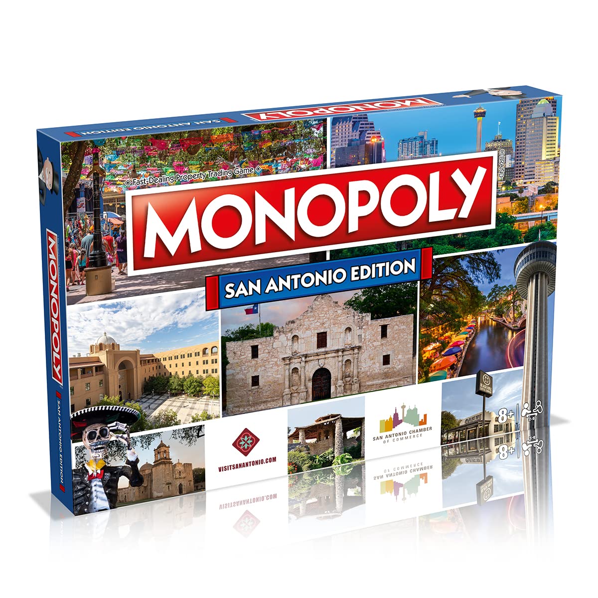 Jogo De Tabuleiro Monopoly San Antonio Edition 2-6 Jogadores