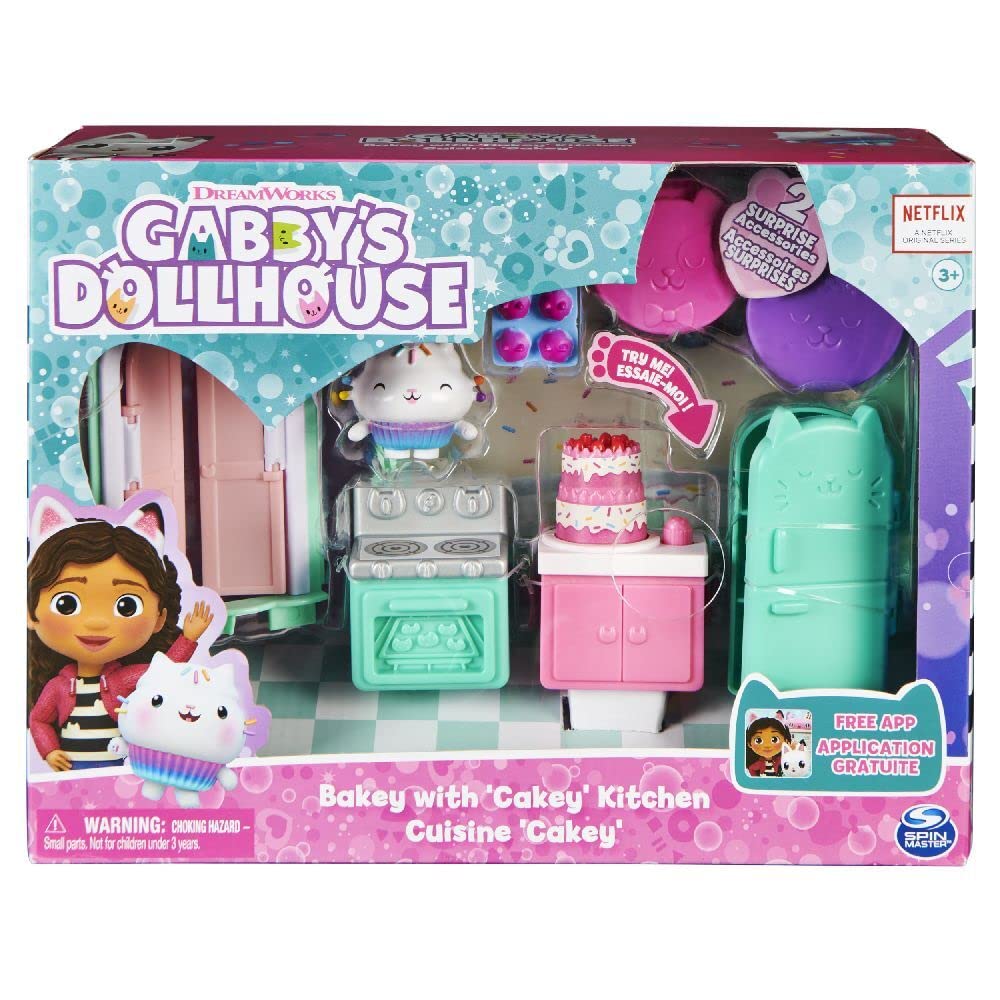 Mini Playset Gabby's Dollhouse A Cozinha De Kitty Dolcetto
