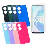Capa Capinha + Pelicula Vidro 3d Compativel Para Honor X7b