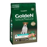 Ração Golden Seleção Natural Cães Adultos Porte Pequeno Frango E Arroz Mini Bits 3 Kg