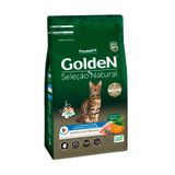 Ração Golden Seleção Natural Gatos Adultos Castrados Frango Com Abóbora E Alecrim 3kg