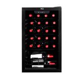 Adega De Vinhos Compressor Hq 75 Litros 24 Garrafas Preto Hq-av24h 110v