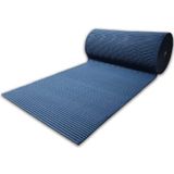 Tapete Passadeira Capacho Emborrachada Antiderrapante 0,65x1,00 Duna Azul
