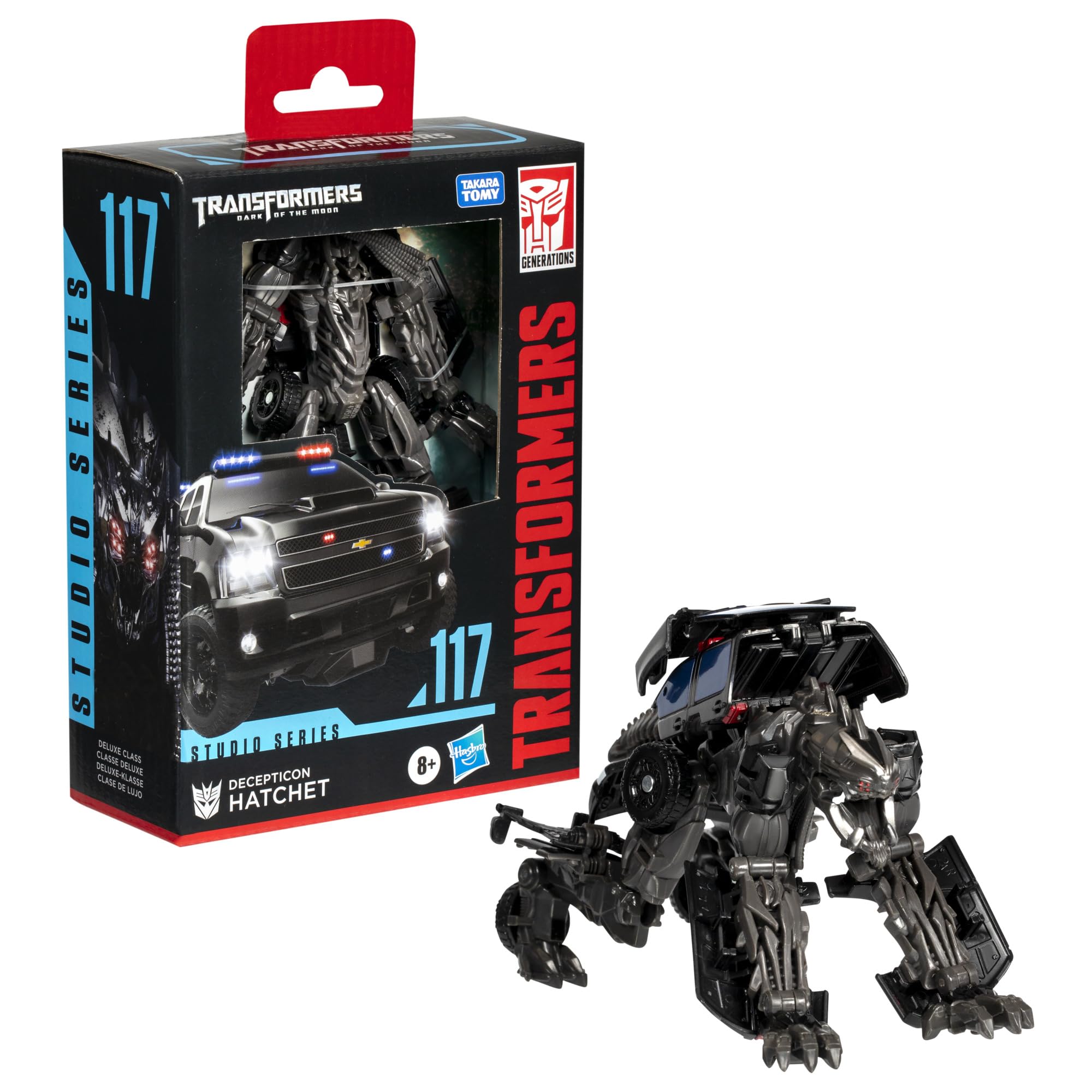Boneco De Ação Transformers Studio Series Deluxe 11,5 Cm 8+