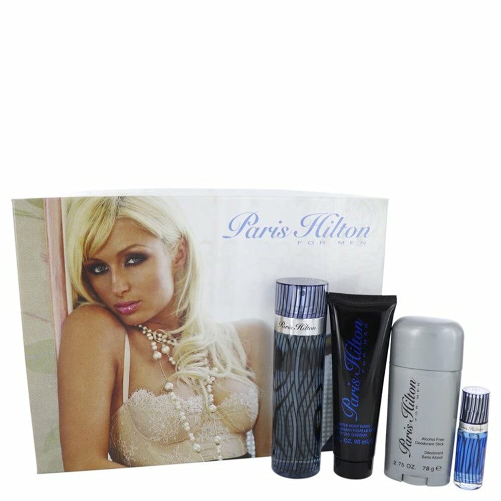 Conjunto De Presentes Perfume Paris Hilton Para Homens