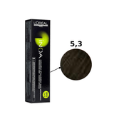 L&#39;oréal Professionnel Inoa Fundamental 60g - Todas As Cores - 5.3 - Castanho Claro Dourado