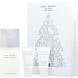 Perfume Masculino Issey Miyake L&#39;eau D&#39;issey Edt Spray 125 Ml&amp;bálsamo Pós-barba 50 Gel De Banho