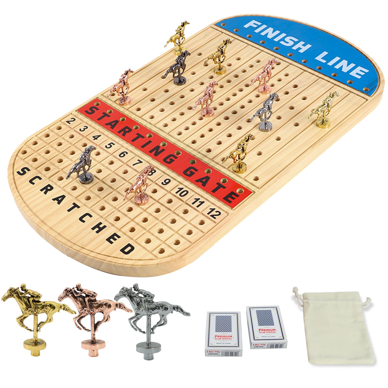 Jogo De Tabuleiro De Corrida De Cavalos Jyquorp Racing Game Solid