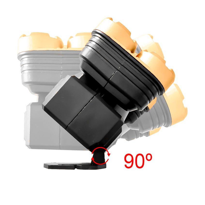 Lanterna De Cabeça Farol 5 Leds Recarregável Usb Impermeável P/ Bike Ciclismo Bicicleta Camping Pesca Reparos 5 Modos - imagem 4