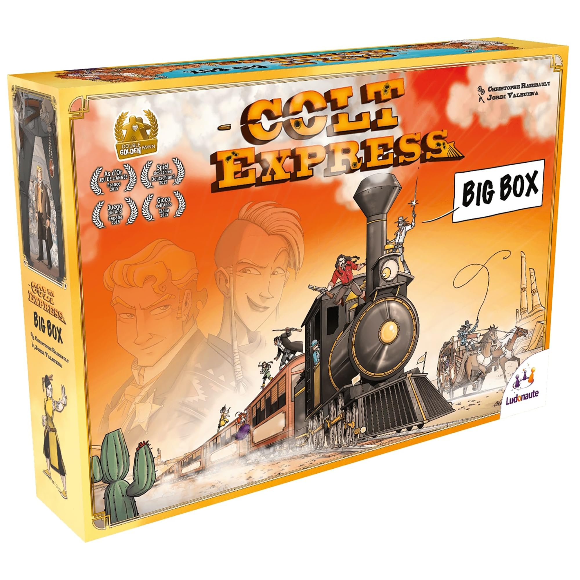 Jogo De Tabuleiro Ludonaute Colt Express Big Box Wild West