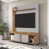 Estante Para Tv Até 65 Polegadas Maragogi 191cm X 160cm Cinamomo/off-white