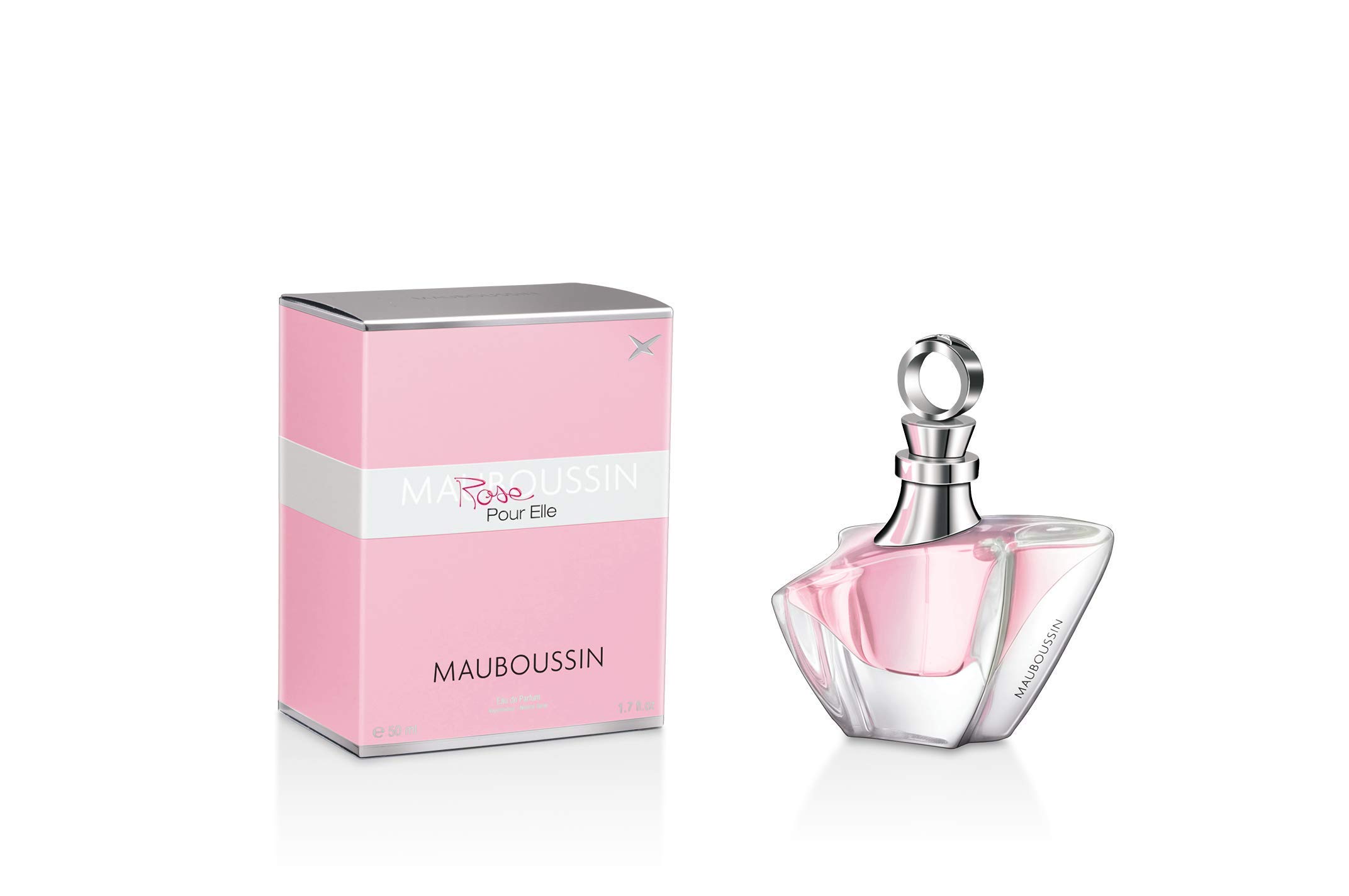 Perfume Mauboussin Rose Pour Elle Eau De Parfum 50ml Para Mulheres