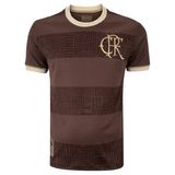 Camisa Flamengo Identidade Marrom Masculina