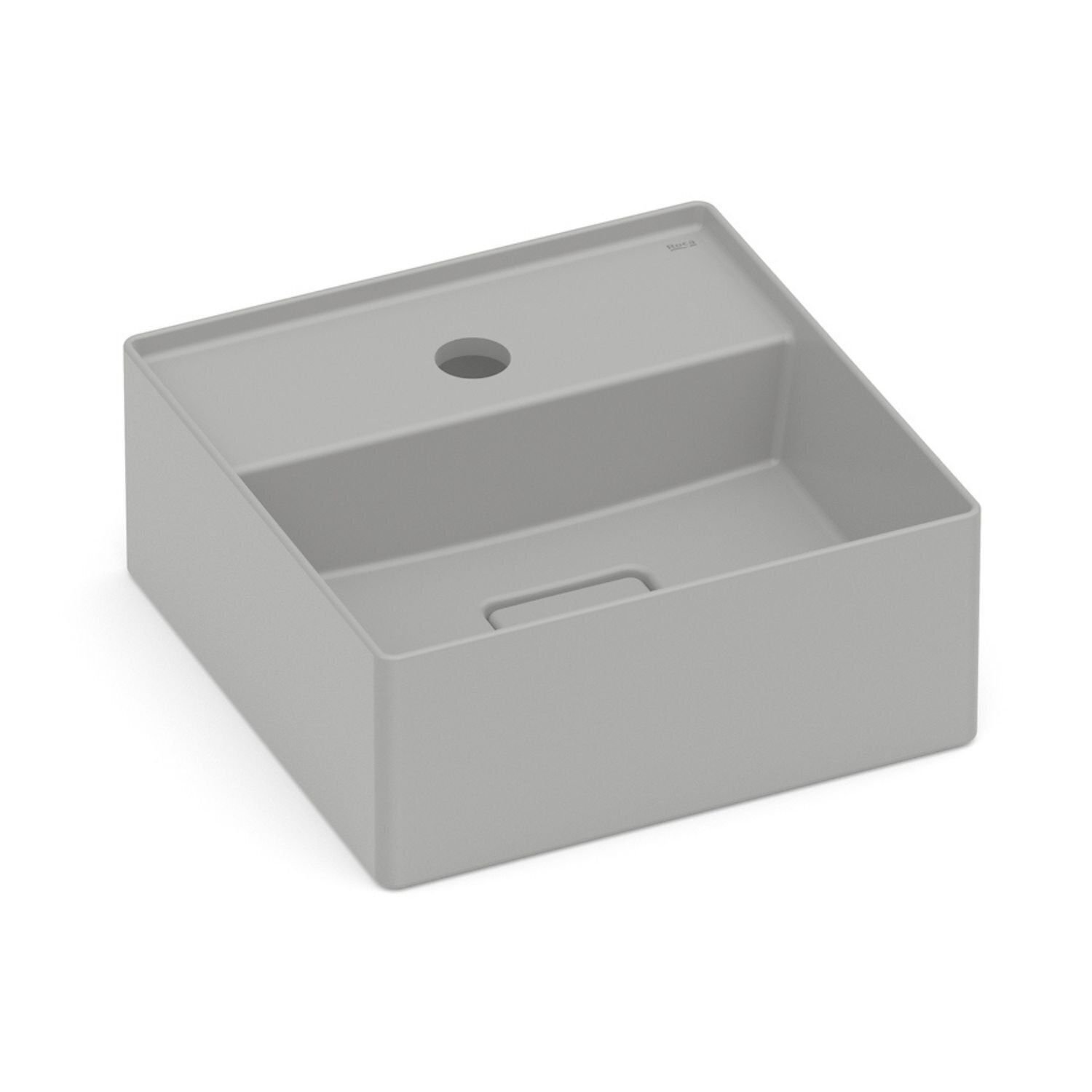 Cuba De Apoio 30x30cm Com Mesa T7 Terra Stone