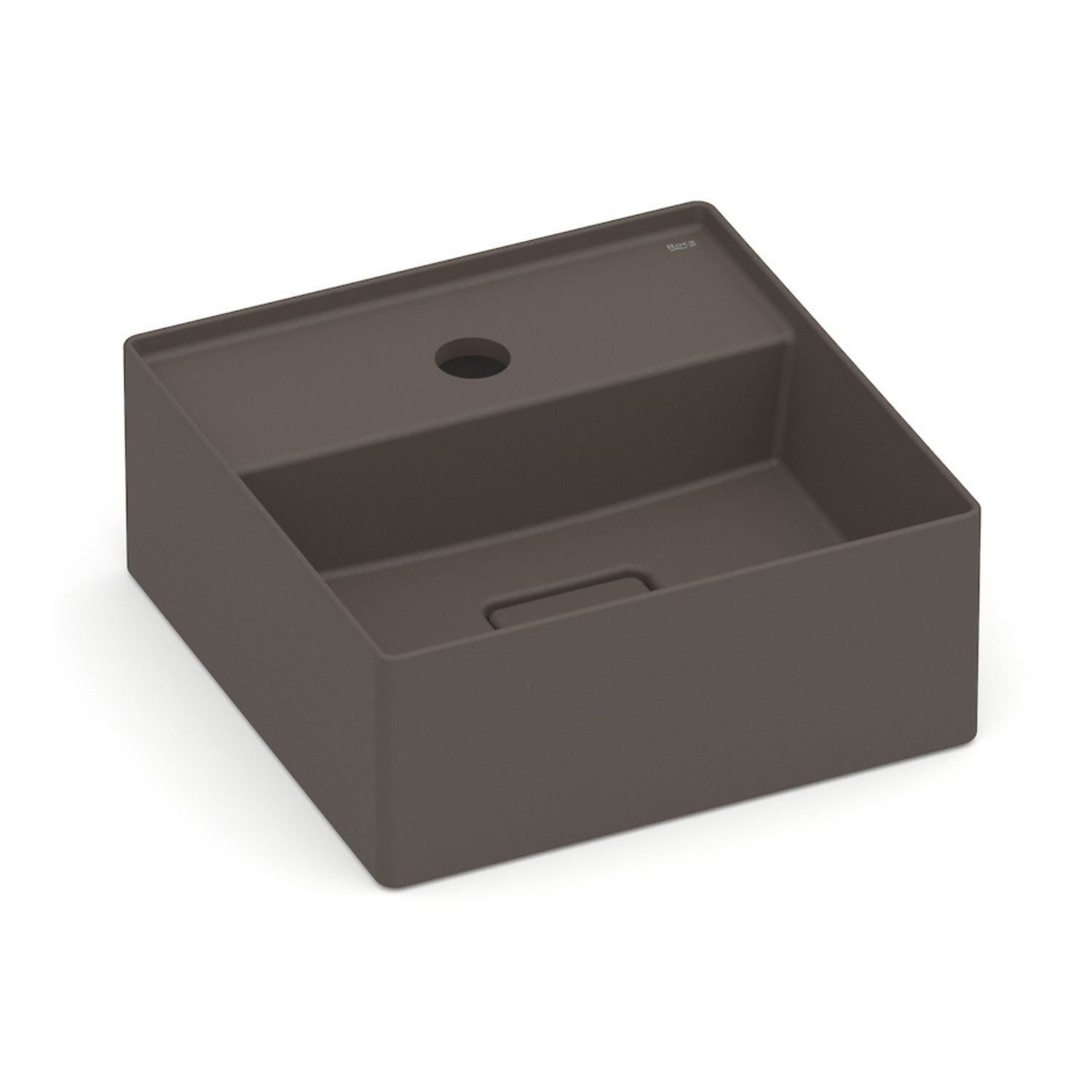 Cuba De Apoio 30x30cm Com Mesa T7 Terra Café