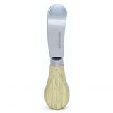 Espátula Para Queijo Inox Com Cabo De Madeira 12.8 Cm - Mimo Style - Ac19012