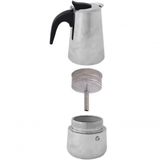 Cafeteira De Aço Inox Para 4 Cafezinhos 200 Ml - Mimo Style - Afa04