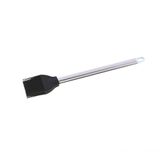 Jogo 2 Pincéis Silicone Cabo Inox Preto 25,5 Cm Mimo Style