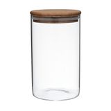 Pote Hermético Vidro Boro C- Tampa De Bambu 1 L Mimo Style