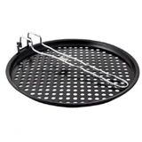 Grelha Pizza Grill Para Churrasqueira Em Inox Preto 65.5 Cm - Mimo Style - Ah20301